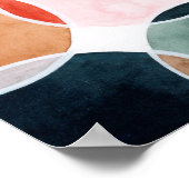 感覚的 – 円パターン ポスター (角)