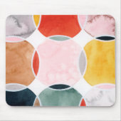 感覚的 – 円パターン マウスパッド (正面)