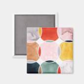 感覚的 – 円パターン マグネット (正面/裏面)