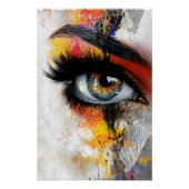 感覚絵を描光沢ポスター ポスター (正面)