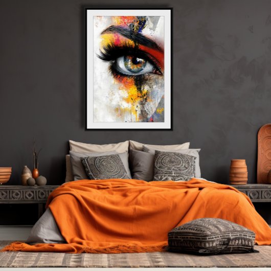 感覚絵を描光沢ポスター ポスター