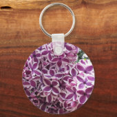 感覚薄紫花キーチェーン キーホルダー (正面)