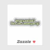 感覚過多？感覚パーティー!ADHD シール (シート)