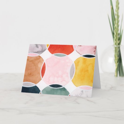 感覚-円パターン カード (正面)