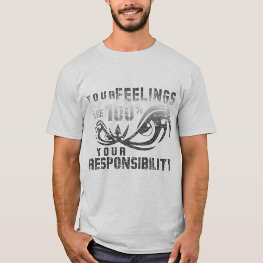 感覚 |責任Tシャツ Tシャツ (正面)