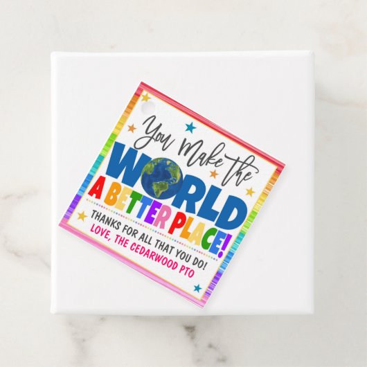 感謝ありがとうラベル フェイバータグ (インサイチュ)