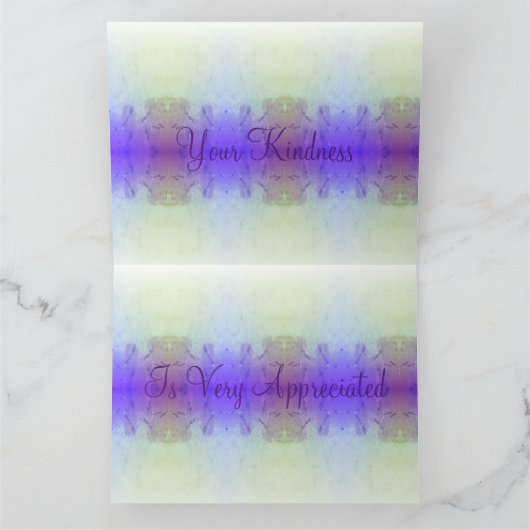 感謝ありがとう紙 カード (内部)