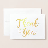 感謝ありがとう 箔カード (封筒付き正面)