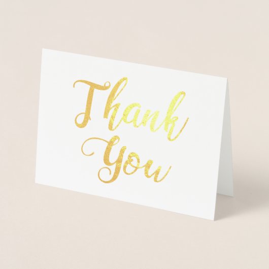 感謝ありがとう 箔カード (正面)