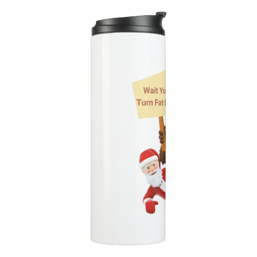 感謝おもしろいあなたのターンを待つ太った男の子サおもしろいー タンブラー (回転左)