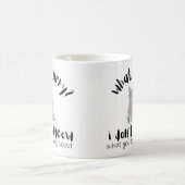 感謝おもしろいの七面鳥と猫 コーヒーマグカップ (中央)