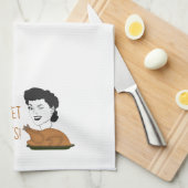 感謝おもしろいの忘れギブレットするな キッチンタオル (四つ折り)