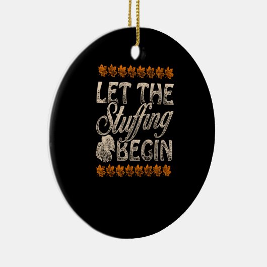 感謝おもしろいの気持ちを込めて詰め始める セラミックオーナメント (右)