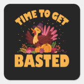 感謝おもしろいの気持ち悪い時間 スクエアシール (正面)