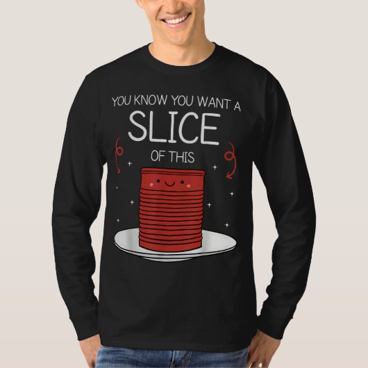 感謝おもしろいの缶詰クランベリーソース Tシャツ (正面)