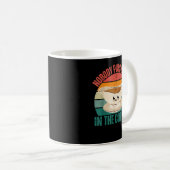 感謝おもしろいの言葉Cに誰も肉汁を入れない コーヒーマグカップ (正面右)