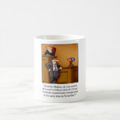 感謝おもしろい七面鳥の裁判！ コーヒーマグカップ (中央)