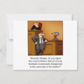 感謝おもしろい七面鳥の裁判! シーズンカード (正面)