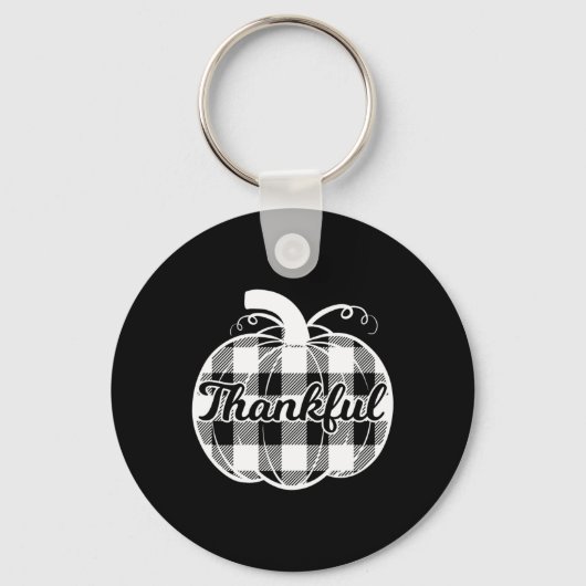 感謝かぼちゃかわいい感謝祭秋秋のプラ キーホルダー (正面)