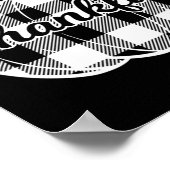 感謝かぼちゃかわいい感謝祭秋秋のプラ ポスター (角)