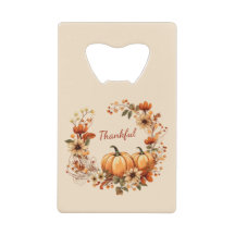 感謝かぼちゃと秋の花リース