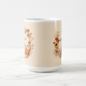 感謝かぼちゃと秋の花リース コーヒーマグカップ (中央)