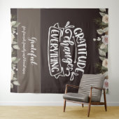 感謝がすべてを変える モダン フォト バックドロップ タペストリー (インサイチュ(横))