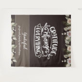 感謝がすべてを変える モダン フォト バックドロップ タペストリー (正面(横))