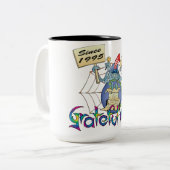 感謝くもの巣コーヒーマグ2 ツートーンマグカップ (正面左)