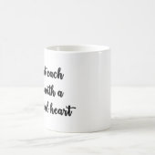 感謝したハートのマグから毎日始めて下さい コーヒーマグカップ (中央)