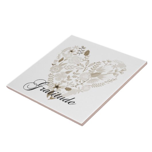 感謝したハート タイル (側面)