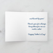 「感謝していあなたパパ」ハッピー・ファザーズ・デイカード サンキューカード (内部)