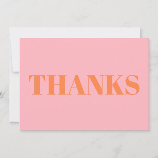 感謝していありがとうオレンジピンクカーモダンド (正面)