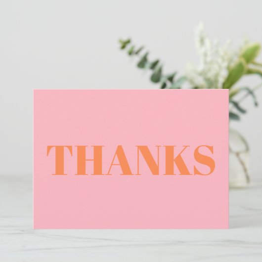 感謝していありがとうオレンジピンクカーモダンド (スタンド正面)