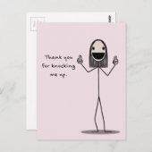 感謝していお前が俺を殴ったのに ポストカード (正面/裏面)