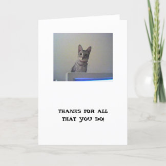 感謝していお前が！ サンキューカード