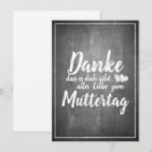 感謝していお前だ！母の日の黒板 (正面/裏面)