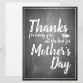 感謝していお前だ！母の日の黒板 (正面/裏面)