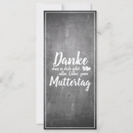 感謝していお前だ！母の日の黒板