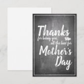 感謝していお前だ！母の日の黒板 (正面/裏面)