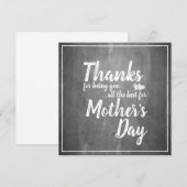 感謝していお前だ！母の日の黒板 (正面/裏面)