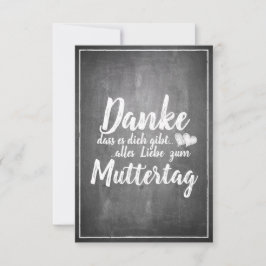 感謝していお前だ！母の日の黒板