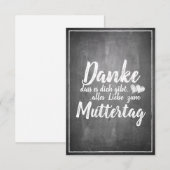 感謝していお前だ！母の日の黒板 (正面/裏面)