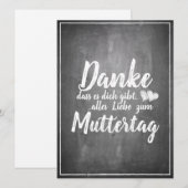 感謝していお前だ！母の日の黒板 (正面/裏面)