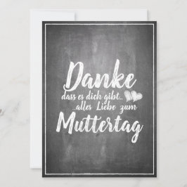 感謝していお前だ！母の日の黒板