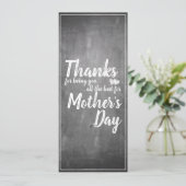 感謝していお前だ！母の日の黒板 (スタンド正面)