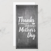 感謝していお前だ！母の日の黒板 (正面/裏面)