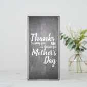感謝していお前だ！母の日の黒板 (スタンド正面)