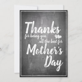 感謝していお前だ！母の日の黒板