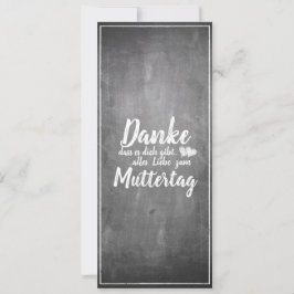 感謝していお前だ！母の日の黒板